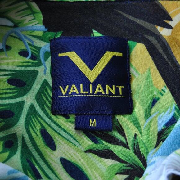 University of Michigan Medium Valiant Hawaiian Short Sleeve Shirt - Picture 8 of 8
